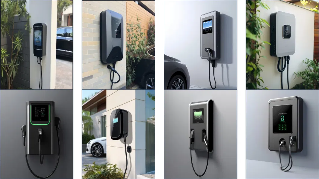 AC 32A 7kw 22kw Wallbox EV Charger Wall Mounted EV Charging Station