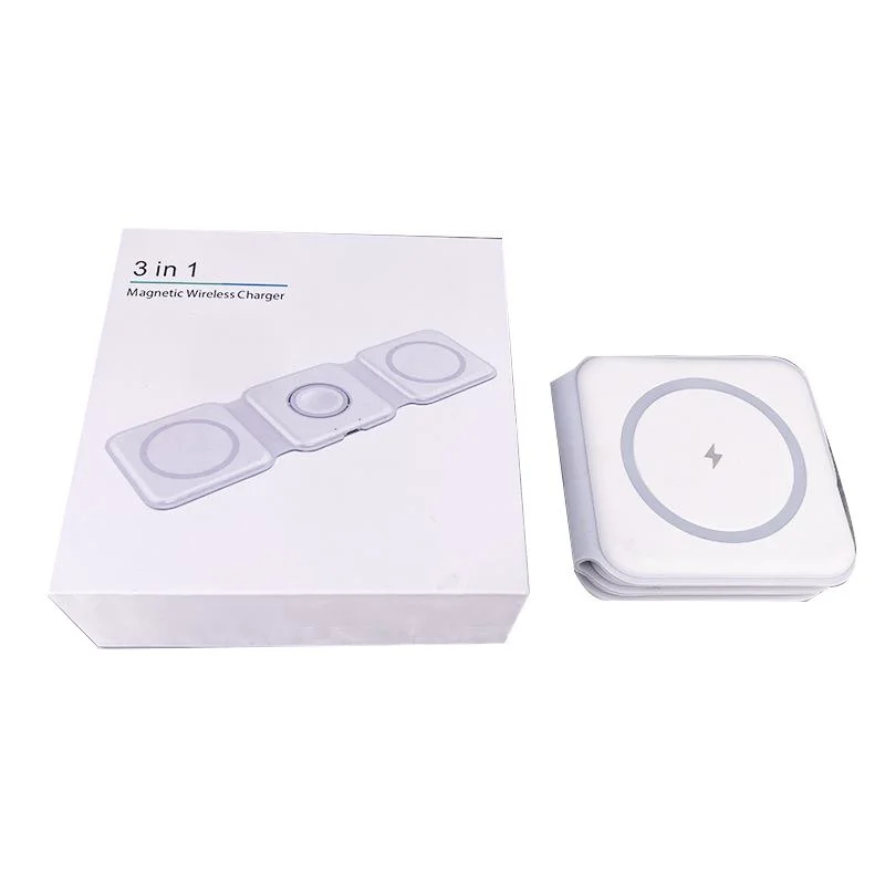 Manufacturers Wholesale Fast Wireless Charging 3 in 1 Stand Charger Station for Phone for iWatch for Headset PRO