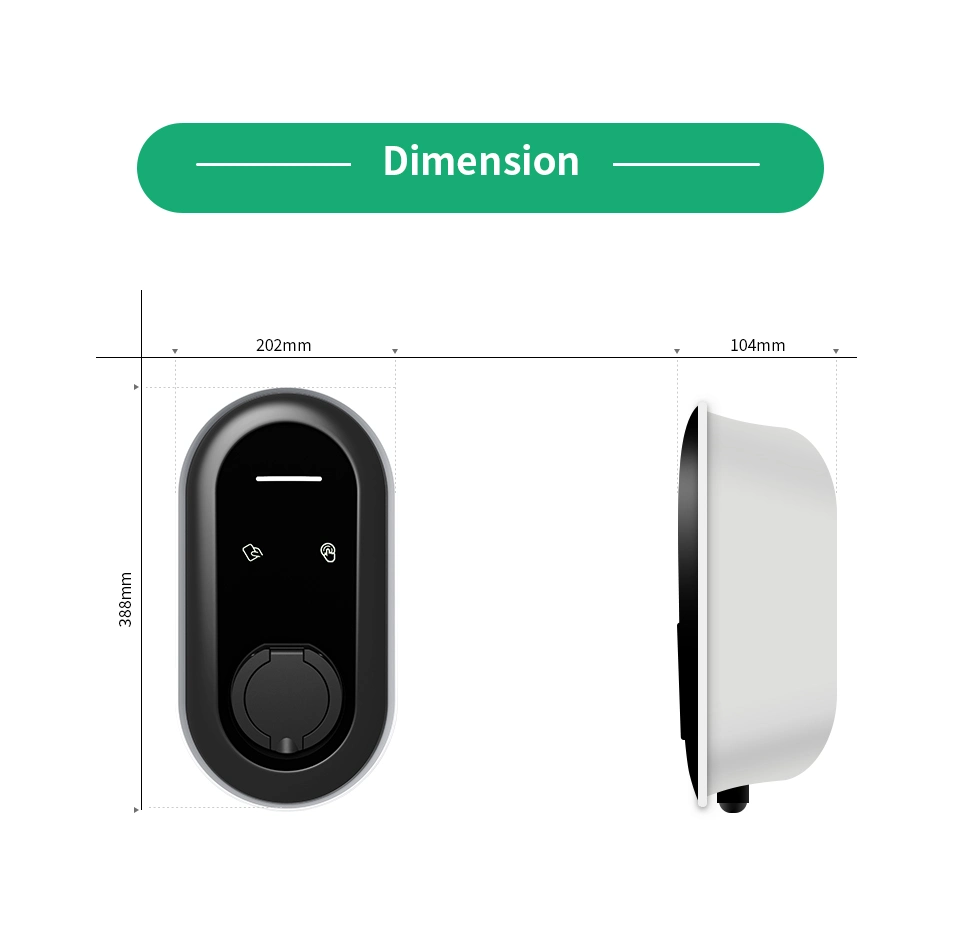 7kw High Efficiency EV Charging Stations Home Adaptor for Electric Cars