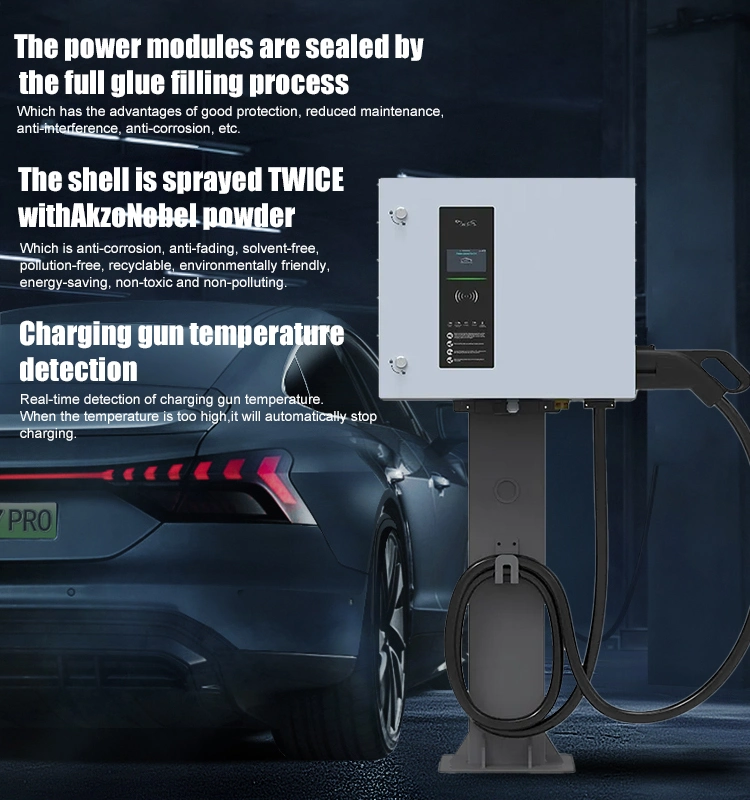 CE UL Certified EV 30kw Car Charger with CCS1 CCS2