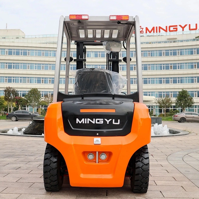 Mingyu 80V Lithium Li-ion Battery with EV AC Charging Gun 3.5t Four Wheels Self-Balancing Electric Forklift Truck