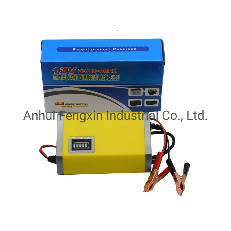 China Factory 12V3a Battery Charger Maintainer Desulfator for Motorcycle Car with Fuel Gauge