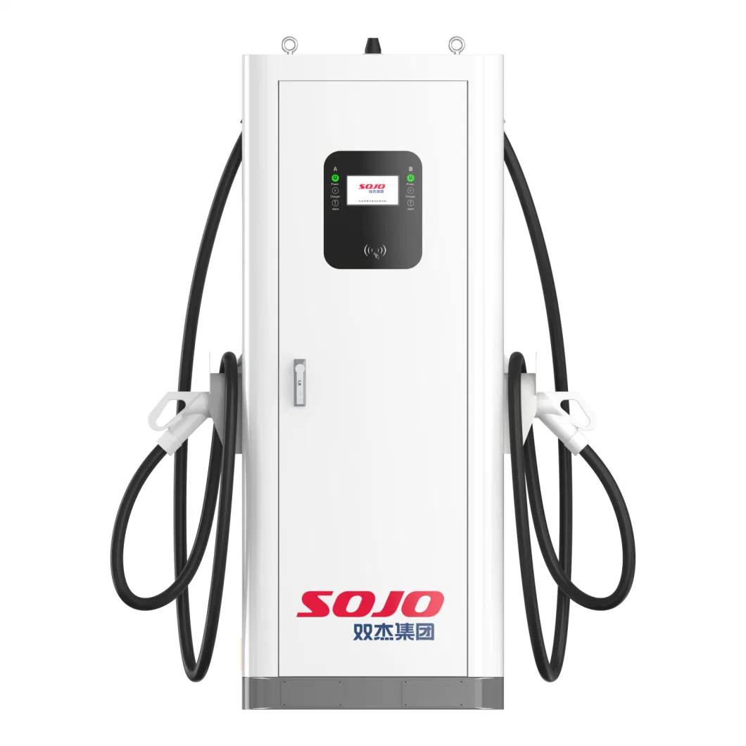 Sojo Manufacturer 240kw 250A European Standard EV Charger Double Guns Floor Standing DC Fast Charge (Y9)