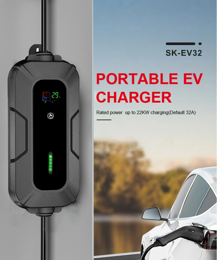 Best-Selling Products EV Charger Manufacturing Type 1 EV Charger 8A/10A/13A/16A Adjustable for Electric Car