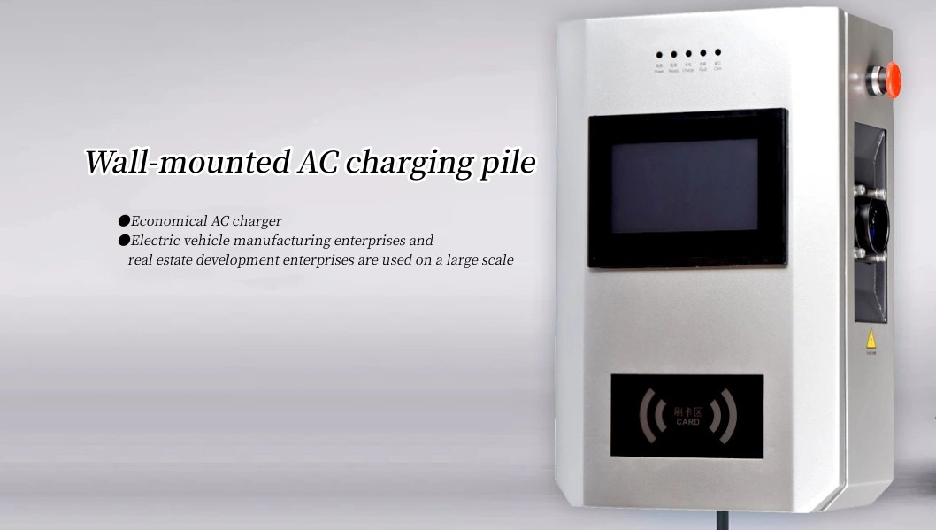 22kw Wall Mounted Electric Car AC Box Home Commercial Charging Station