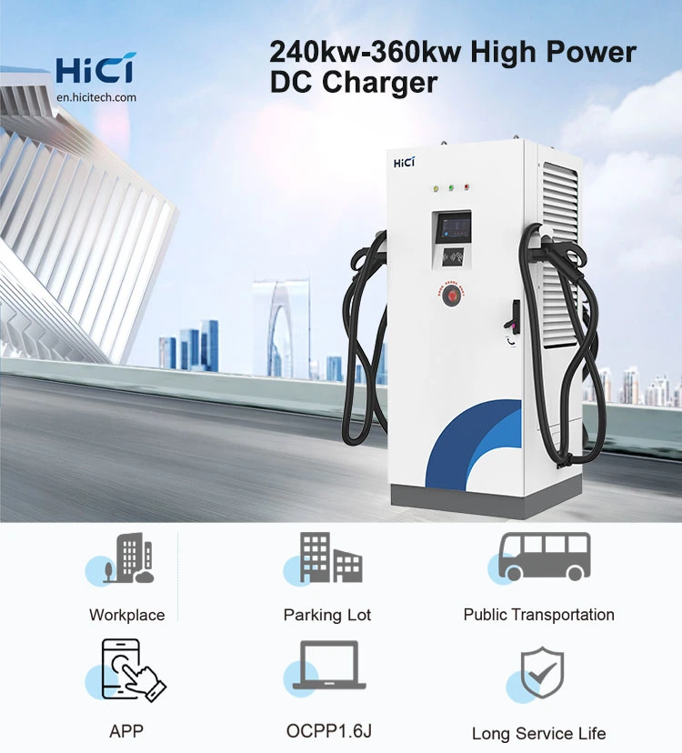 240kw 300kw 360kw CCS2 High Power DC EV Charging Station