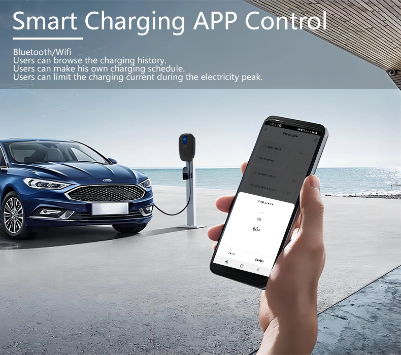 Supplier Home AC EV Charger for Electric Car with APP