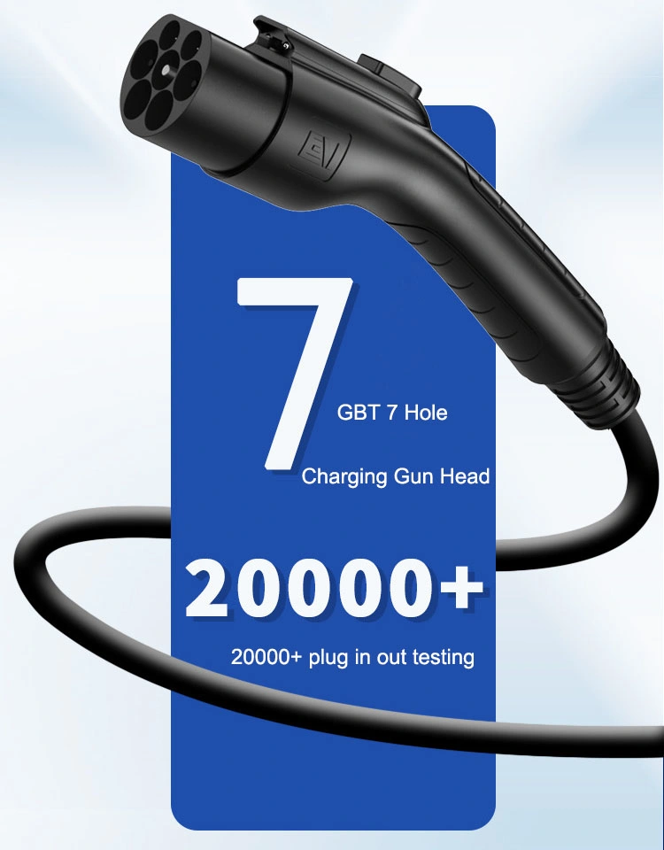 GB/T AC 220V 7kw EV Charger 8A-32A Adjustable Electric Vehicle Charging Station