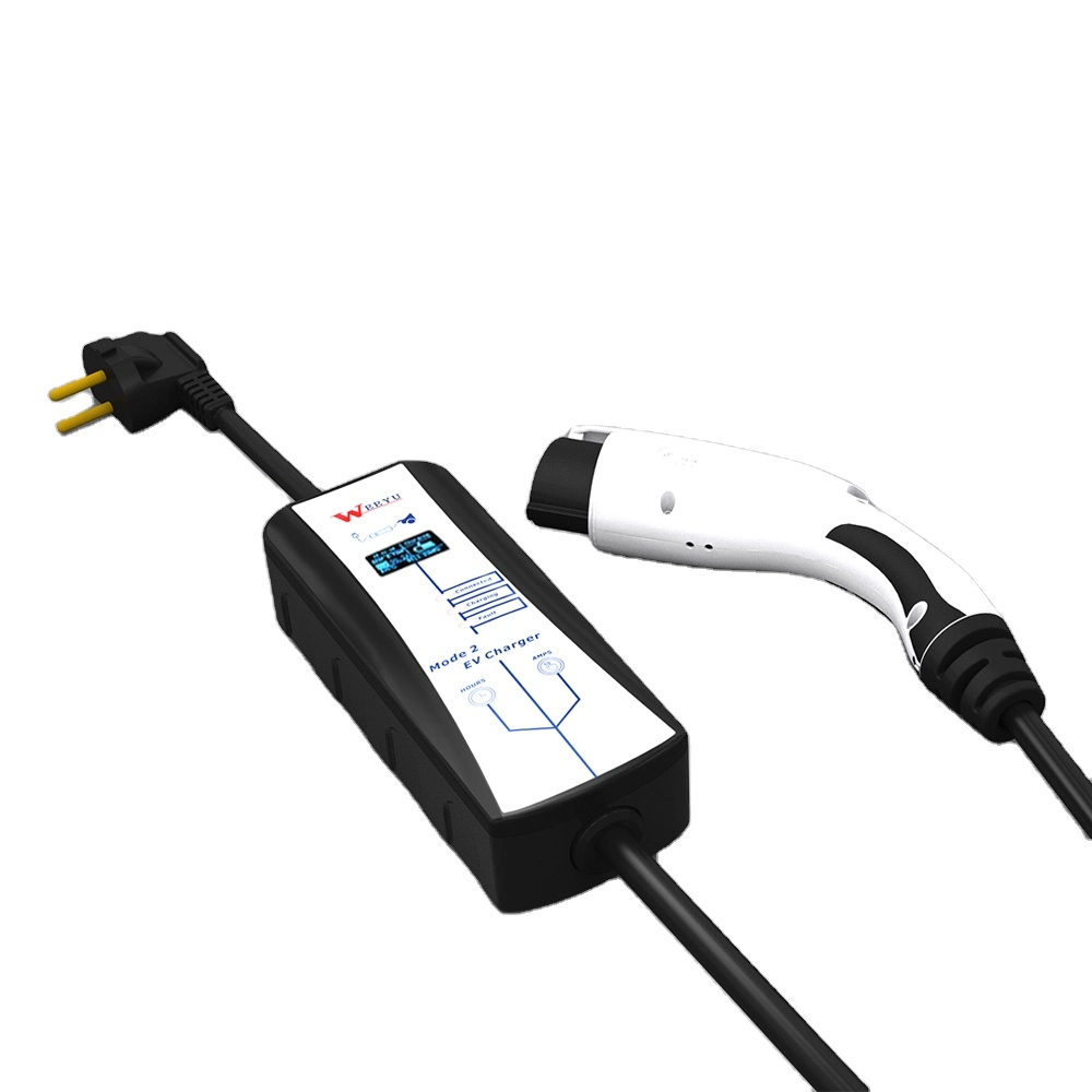 240V Weeyu Type 2 EV Charger Portable Chargiing Station with ISO