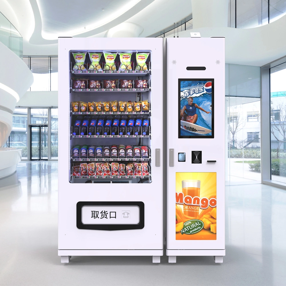 Vending Machine Huge Capacity Facial Mask Vending Machine Banknote Qr Code