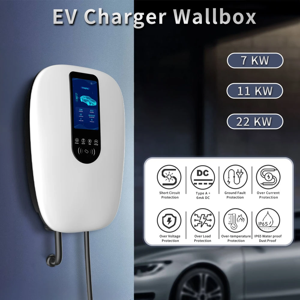 Supplier Home AC EV Charger for Electric Car with APP