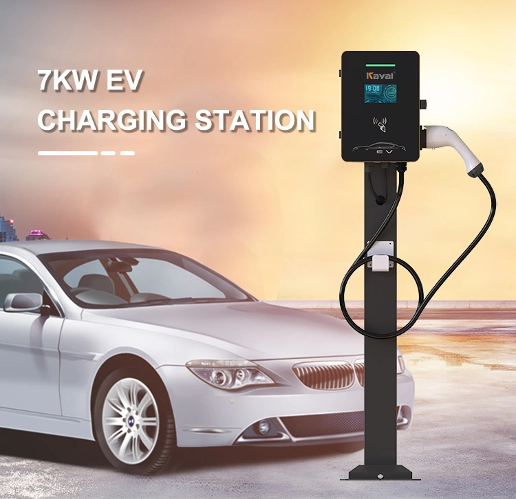 Kayal Floor-Mounted Monophase 16A-32A Alternating Current Electric Car Fast Charging Pile
