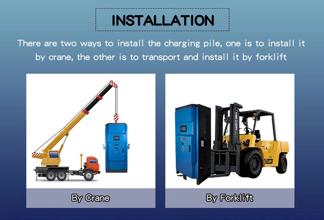 Factory Price 120kw Dual Gun DC Fast Charging Station for Electric Car EV Charger