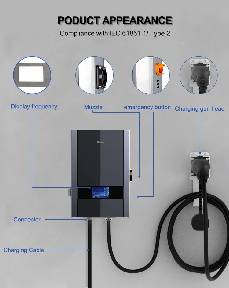 Kayal China Electric Charger Car Station EV Charge Charging Station Price