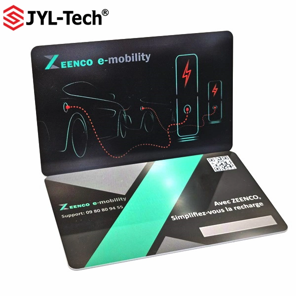 Passive Logo Printing Contactless Ntag216 RFID Charge Card for Electric Vehicle Charging Infrastructure