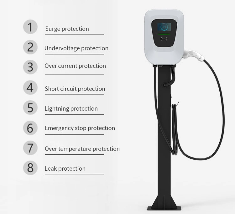 OEM Custom 11kw 16A 3 Phase Wall Box EV Charger for Home and Business