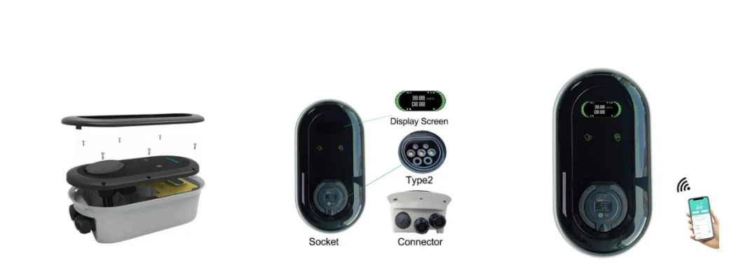 Manufacturer 11kw Wallbox Charging Stations for EV Car Charger