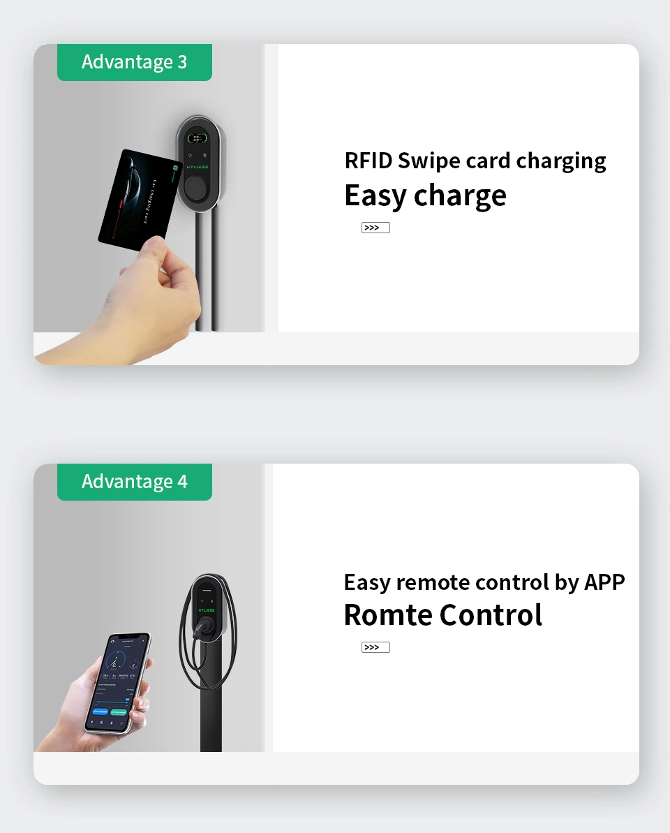 7kw High Efficiency EV Charging Stations Home Adaptor for Electric Cars