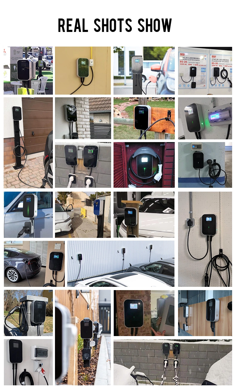 Besen Factory Price 220V 380V 7kw 11kw 22kw Level 2 Home or Commercial Use Floor Mounted Electric Car Charger Pile EV Charging Station