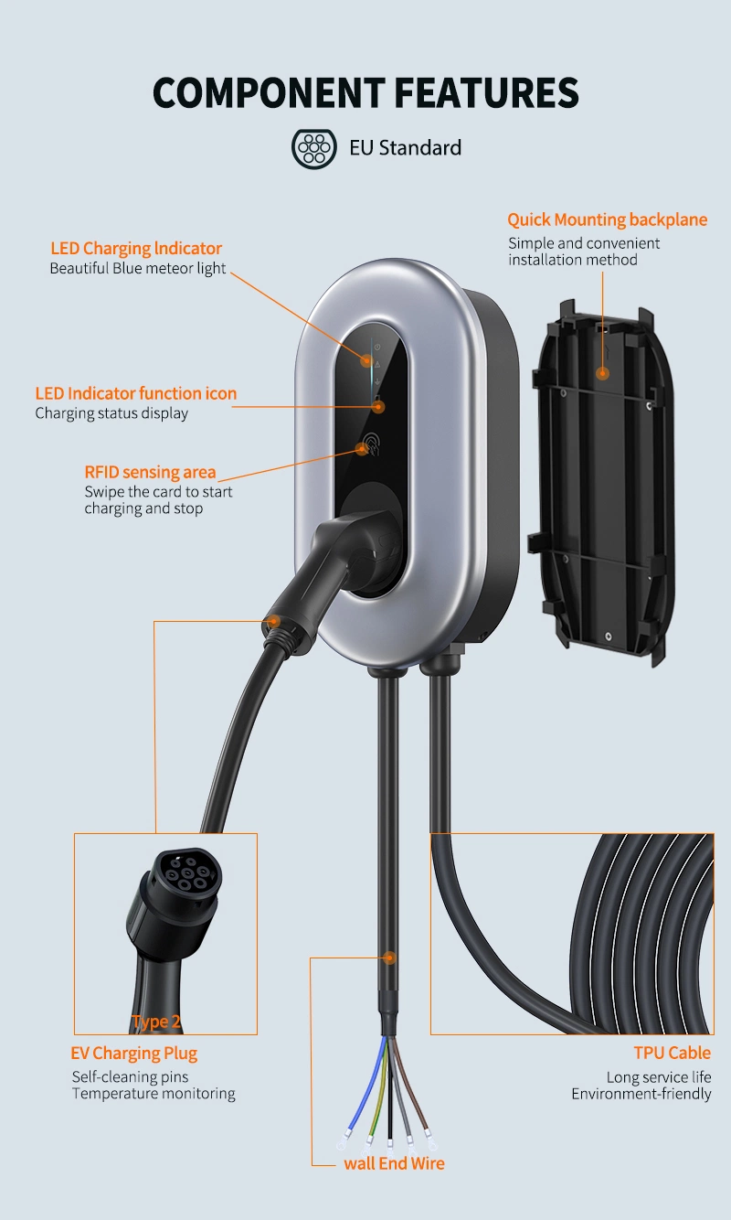 Bekey Chinese Electric Car Charger EV Charging Station Wallbox EV Charger