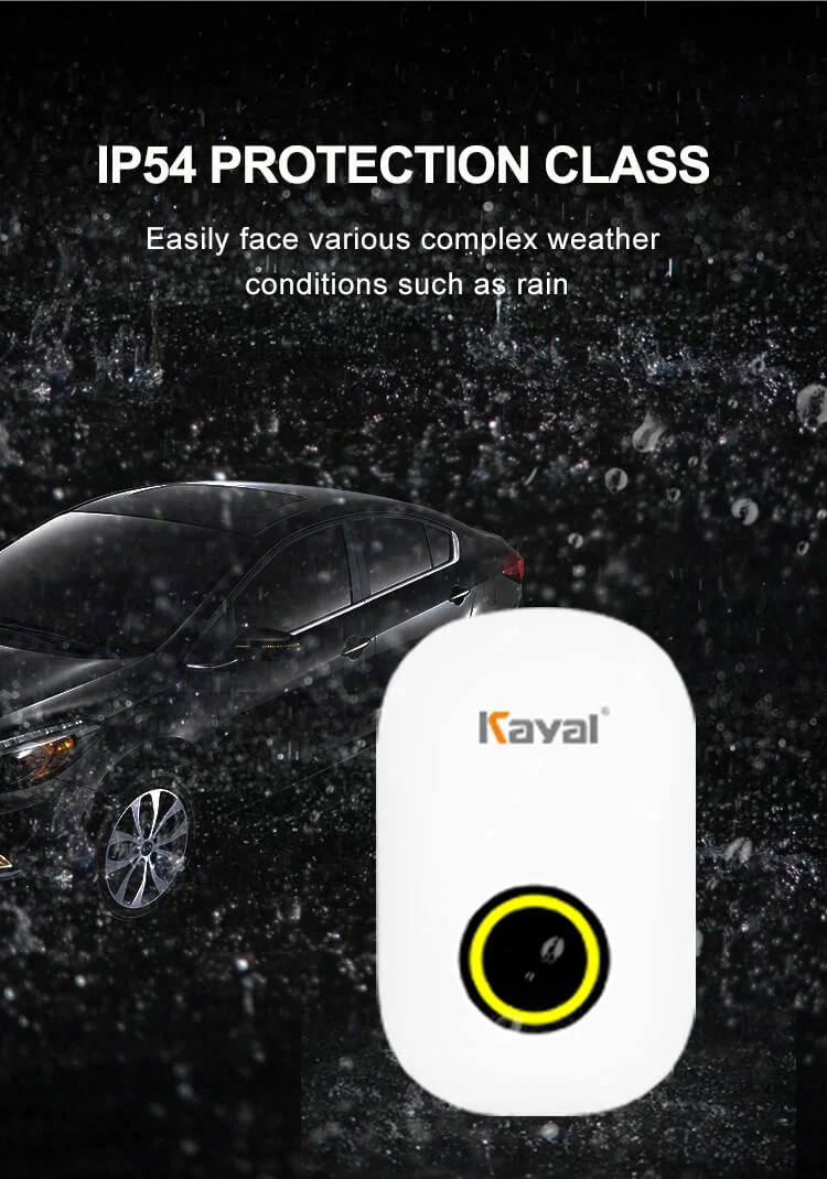 Kayal Colour LED Light Mode 3 EV Charger Pile Evse 7kw Wallbox Car Station Charging