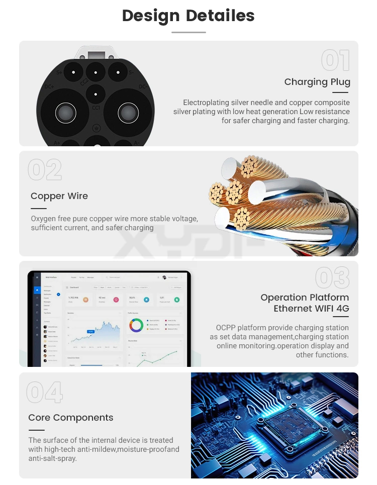 Xydf Xydf Double Plugs 320kw/480kw Gbt/CCS Manufacturer EV Charger OEM Electric Car Charging Station