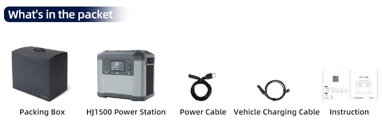 Fast Charging EV Car 1500W Powerbank Price Portable Power Bank Supply Station