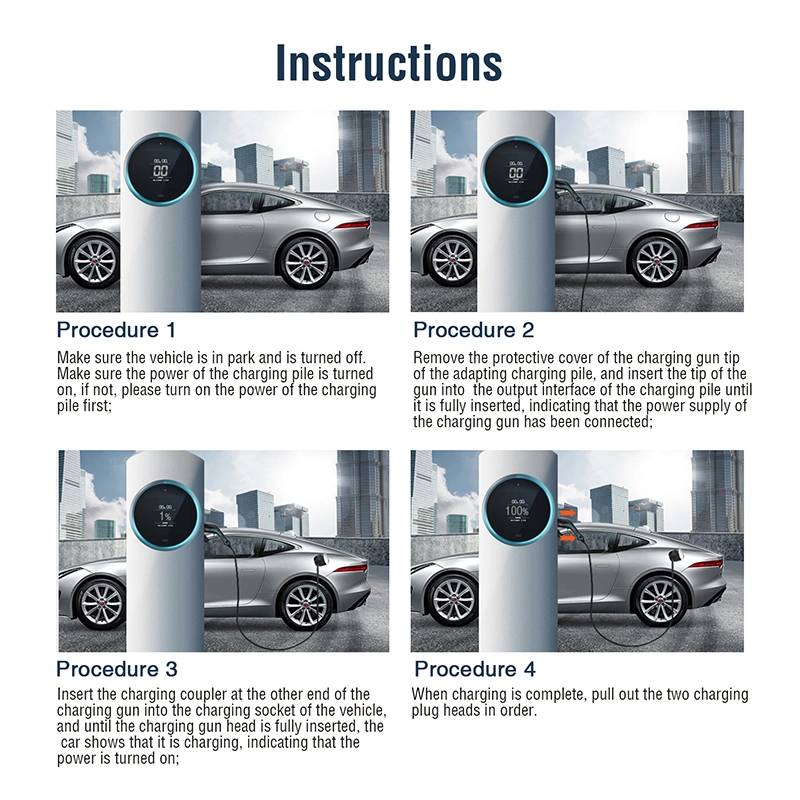 7kw 11kw 22kw Type2 Portable EV Charger Cable with TUV, CE Certification