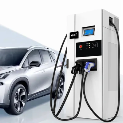 60kW/120kW/180kW OCPP 1,6j CHAdeMO, CCS2, Tipo 2 DC+ AC conector EV Estación de carga de coche pila de carga para uso comercial al aire libre