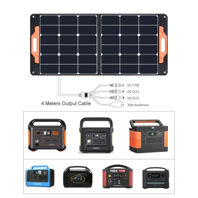 Fábrica High 200W Solar Cell Pet Foldable Panel Paneles de carga solar plegables para el campamento