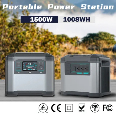 Carga rápida EV Car 1500W Powerbank Precio Portable Power Bank Estación de suministro