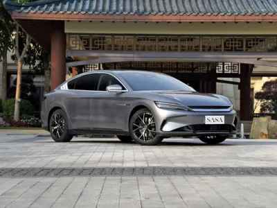 Carga rápida de largo alcance una nueva energía Alquiler precio de fábrica del vehículo eléctrico Second-Hand China Byd Han EV de venta