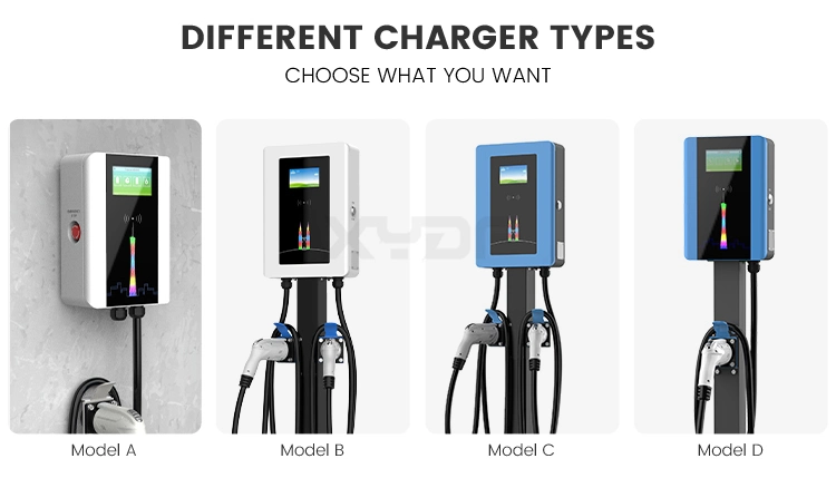 Xydf Manufacturer Wall Box Double Plugs Steady Performance CE/TUV/Type1/Type2/Gbt New Energy Electric Vehicle Car EV AC Charger