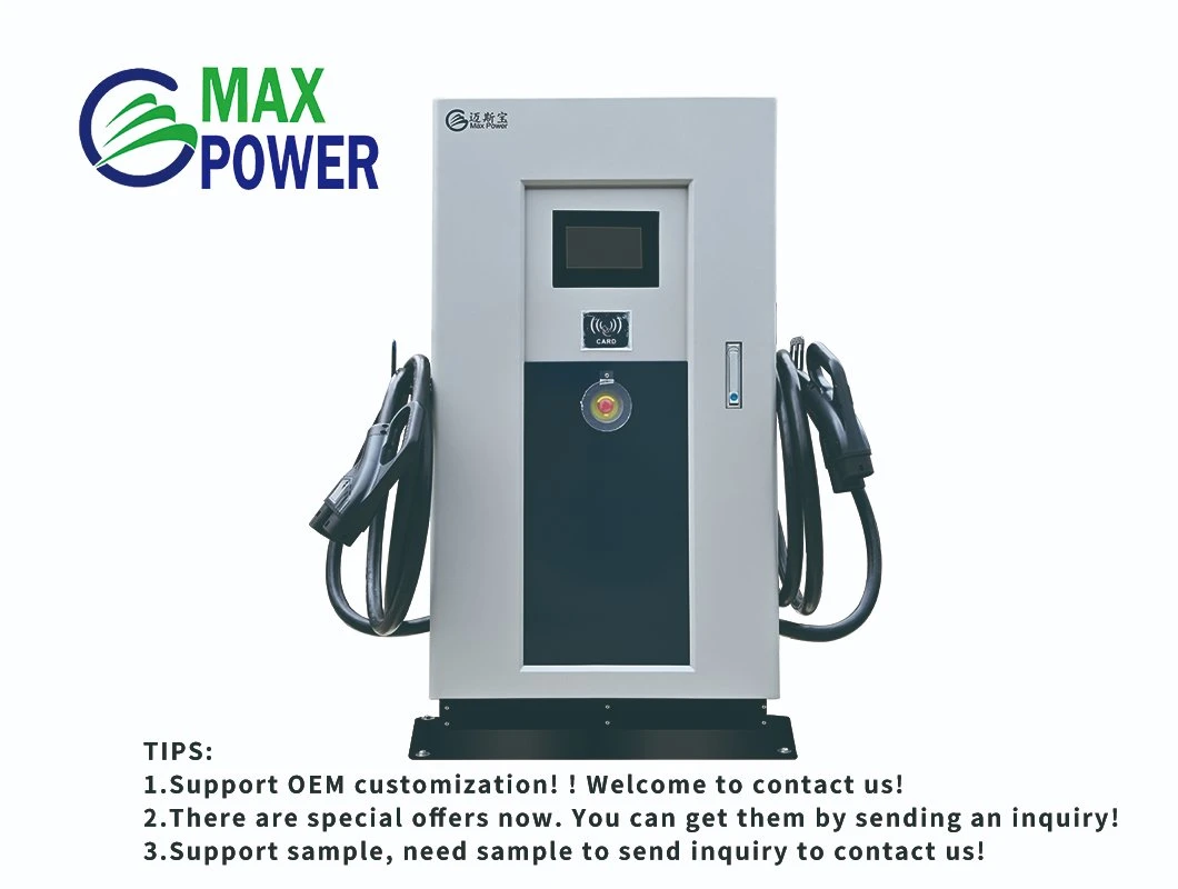 China EV Charger Manufacturer Max Power Factory Wholesale 60kw Ocpp 1.6 EV Charging Station Charing Pile for Electric Vehicle