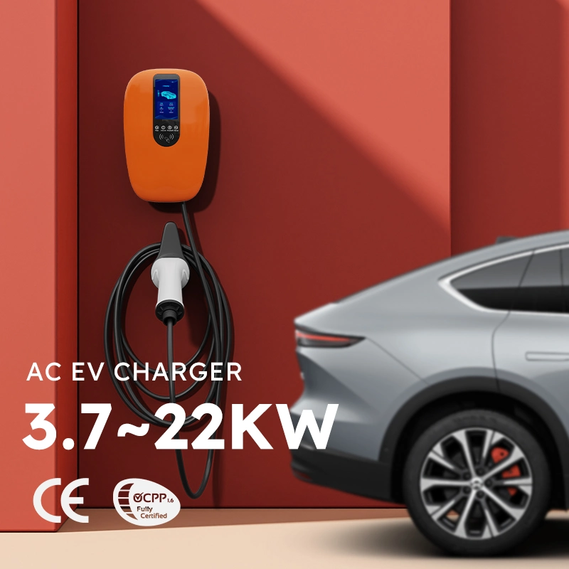 7 Kw Electric Vehicle AC Charging Wall Box for EV Car