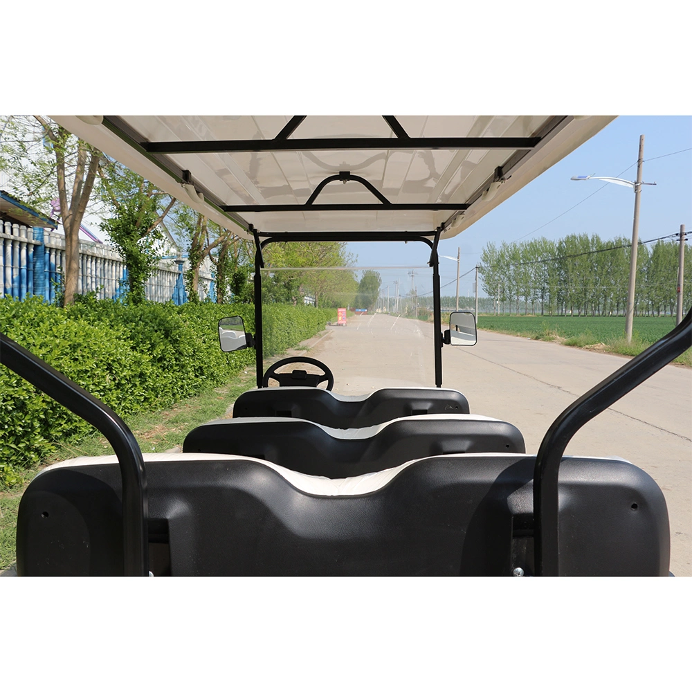 China Top Manufacturer 3 Rows 6 Seat Electric Golf Buggy