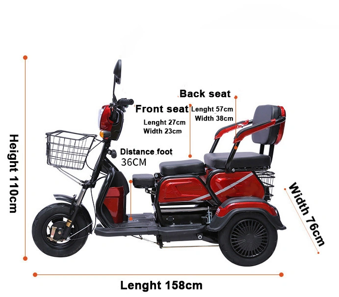 Electric Motor Cargo Scooter Axle with for Tuk Rear Ghana King Japanese Adult Bicycle Charger Wheelchair Morocco Japan Tricycle