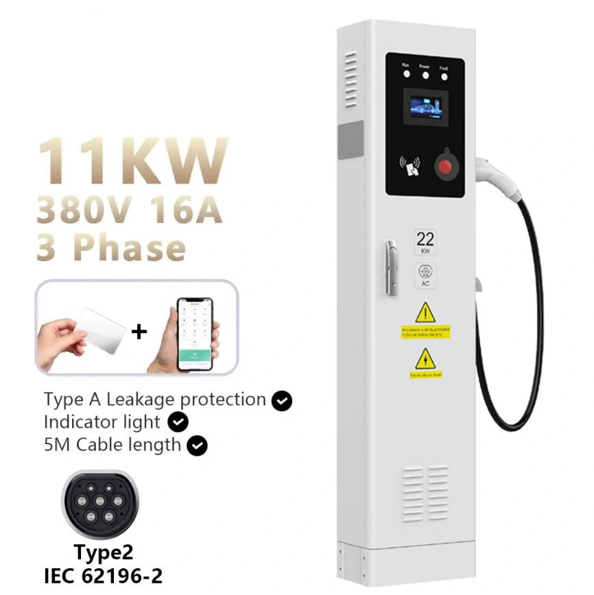 Wholesale OEM ODM Portable Wallbox 220V IP66 22kw 32A Level 2 Electric Car EV Charger Station New Energy Vehicle Parts Accessories