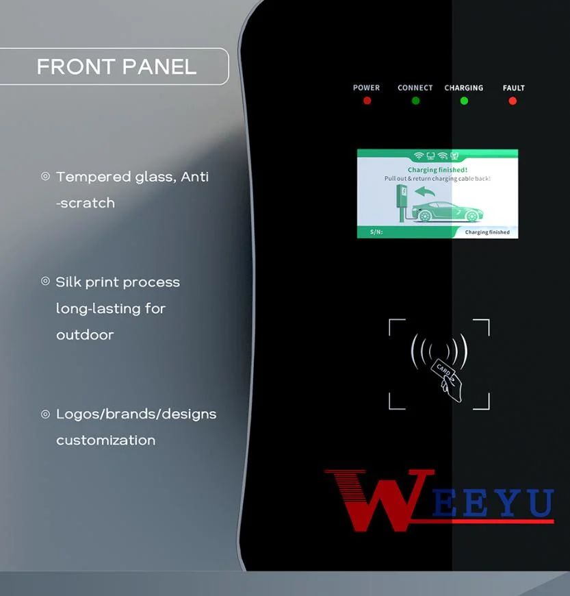 Weeyu AC EV Charger 3 Phase 1 Phase 7kw 11kw 22kw Wallbox Fast Electric Car Wallbox Charging Stations with APP