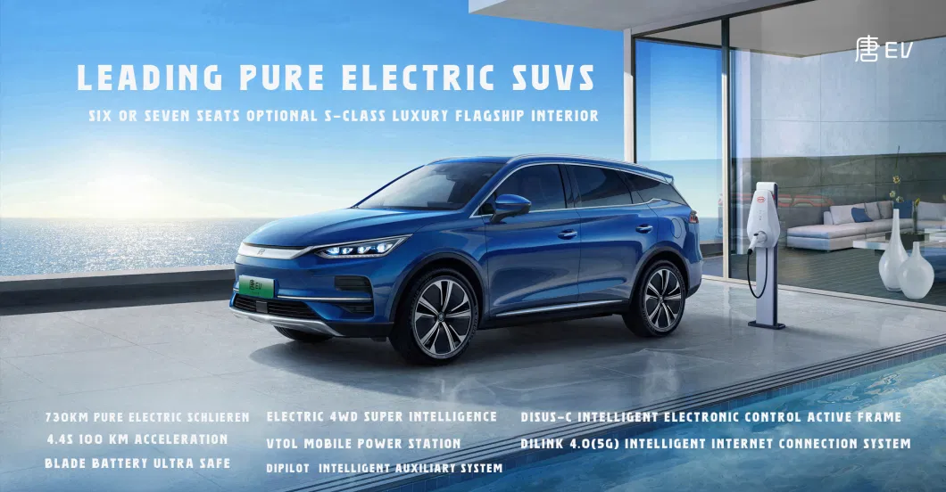 Byd Best Sell SUV 2023 Support Fast Charging and Have a Range Greater Than 700km Electric Cars Byd Tang EV