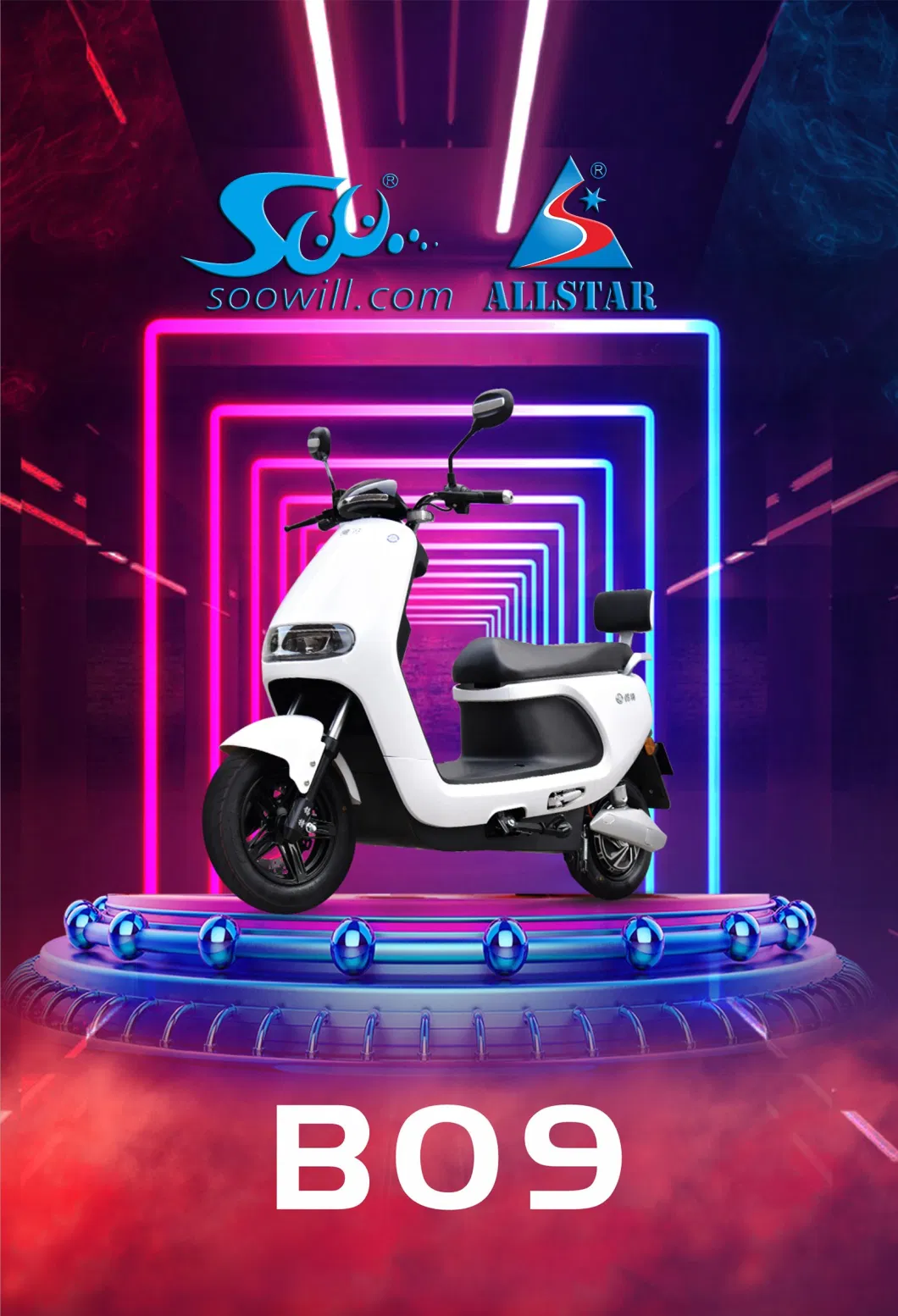 Professioanl Manufacturer E-Scooter 6-8h Charging Time Scooter with Cheap Price Electric Motorcycle