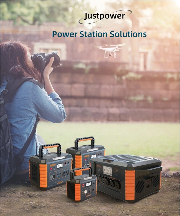 Outdoor Emergent Solar Power Station 300W Fast Charging Power Station Energy Supply Station with AC Outlets