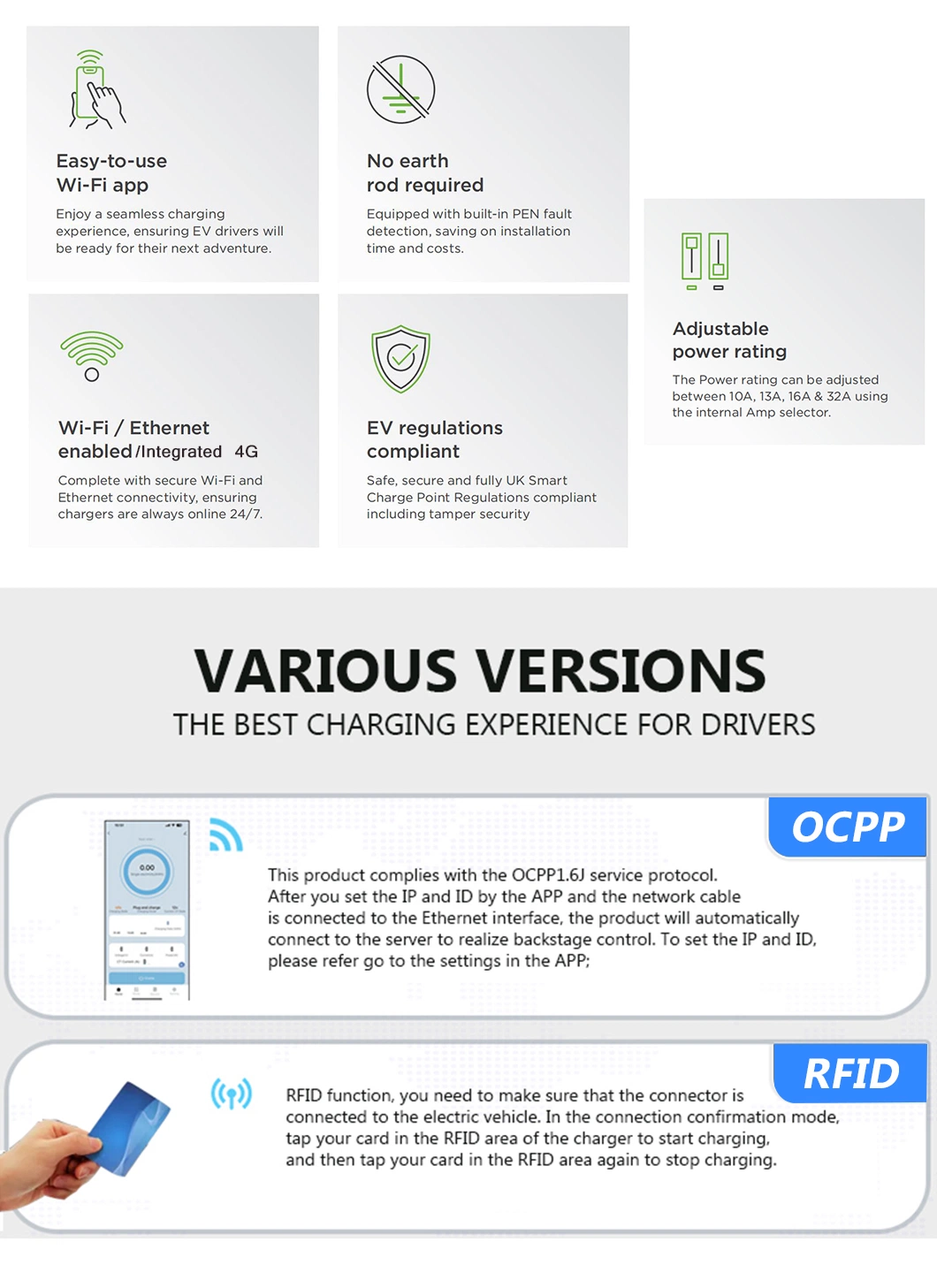 Top 10 EV Charging Companies 22kw EV Charger Type 2 Electric Vehicle Charging Station