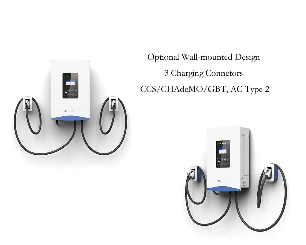 Infypower Factory Supplier AC 22kw DC 60kw Column Stand EV Charger Station Ocpp 1.6j 2023 New Electric Car Charging Point