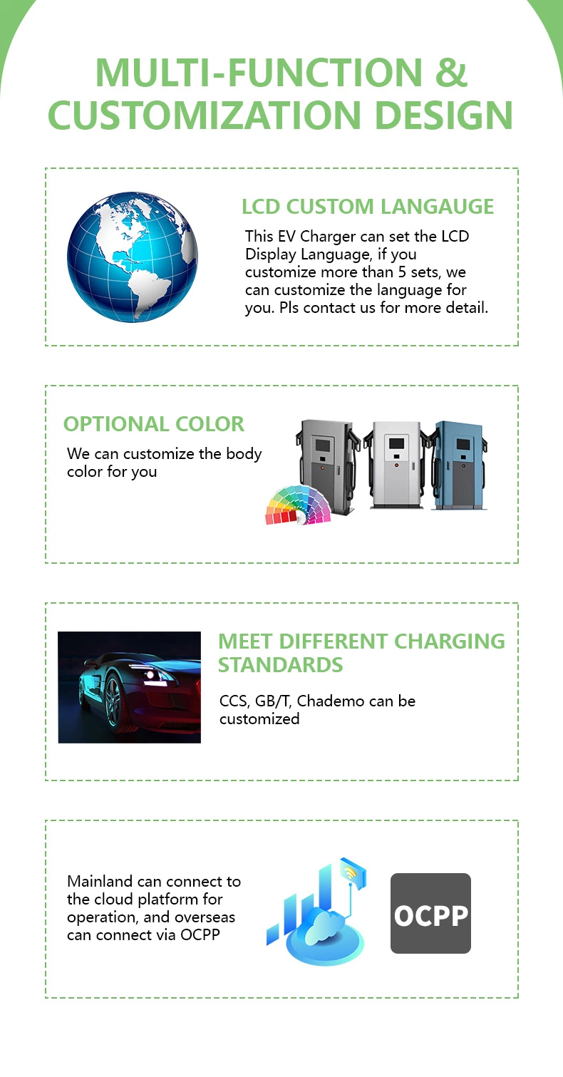 30kw to 60kw DC Electric EV Car Fast Charging Station EV Charger Manufacturer Supplier Wholesale EV Charging Station