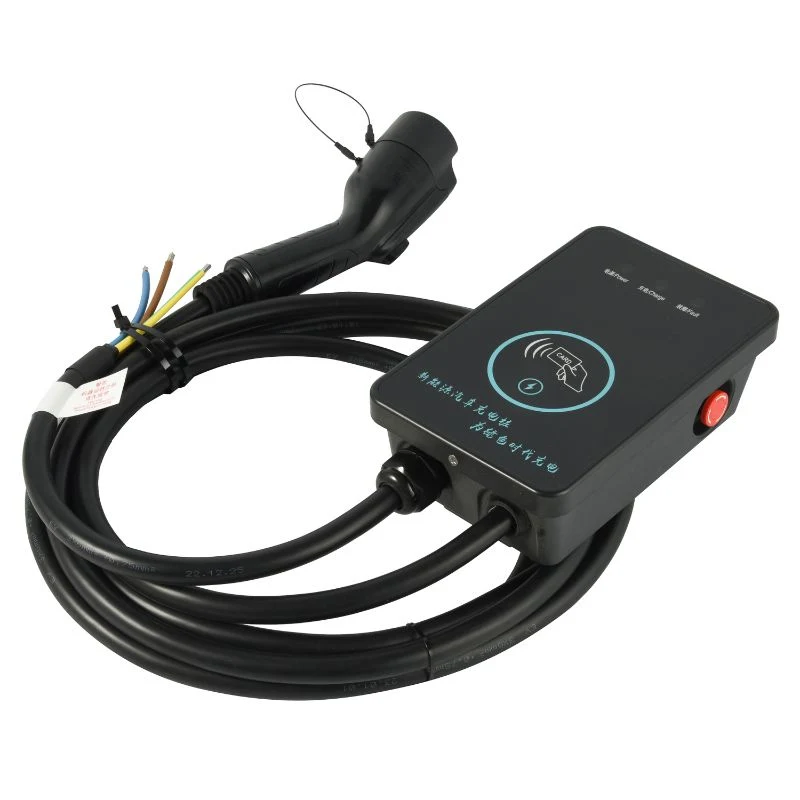 AC220V EV Charger 7kw 32A Electric Vehicle Charging Station with RFID Card