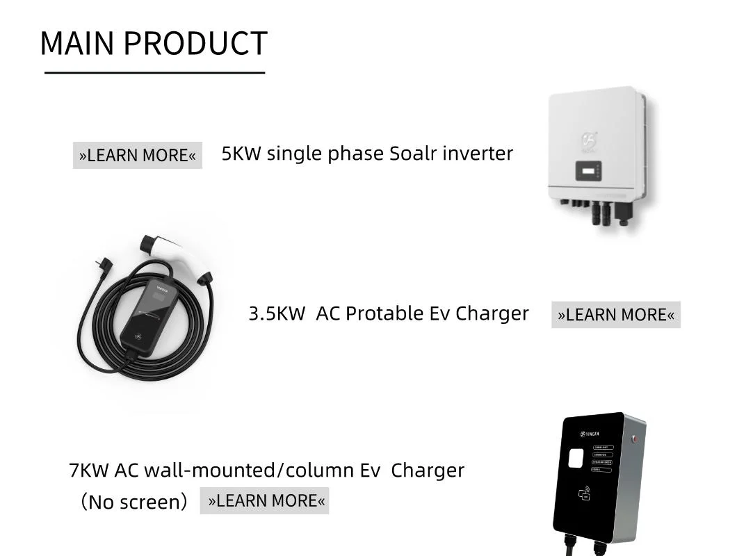 7kw Electric Car AC Charger EV Charging Station