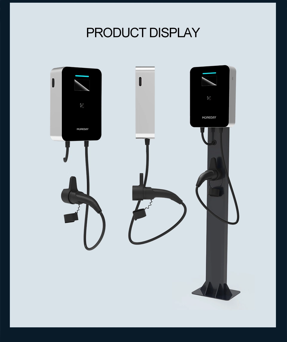 Single Phase Wallbox Type 2 32A Electric Car Charger EV Charger Station Manufacturers RFID Wall Box 22kw AC EV Charger