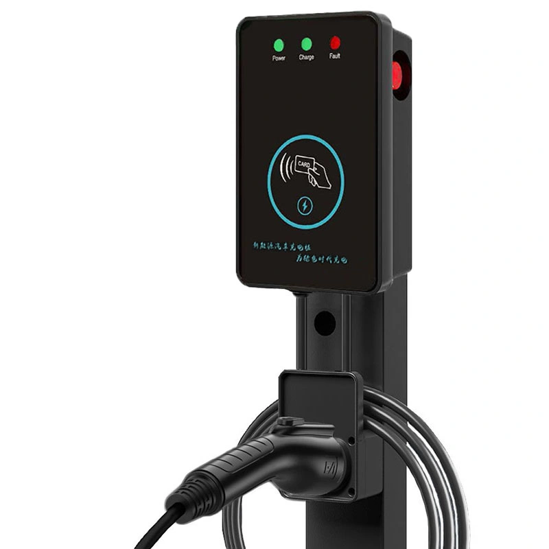 AC220V EV Charger 7kw 32A Electric Vehicle Charging Station with RFID Card