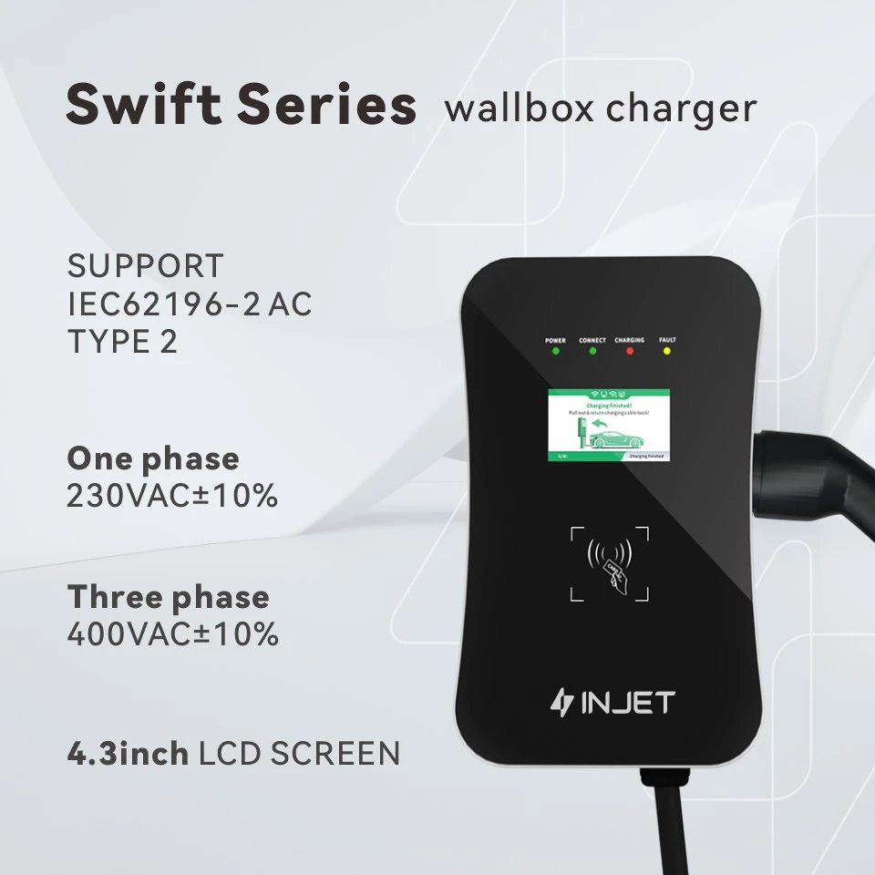 Cms Software and Mobile Application for EV Charger Ccid20 UL Listed Wallbox 10kw Car Charger Made in China Floor Mounted EV Charger